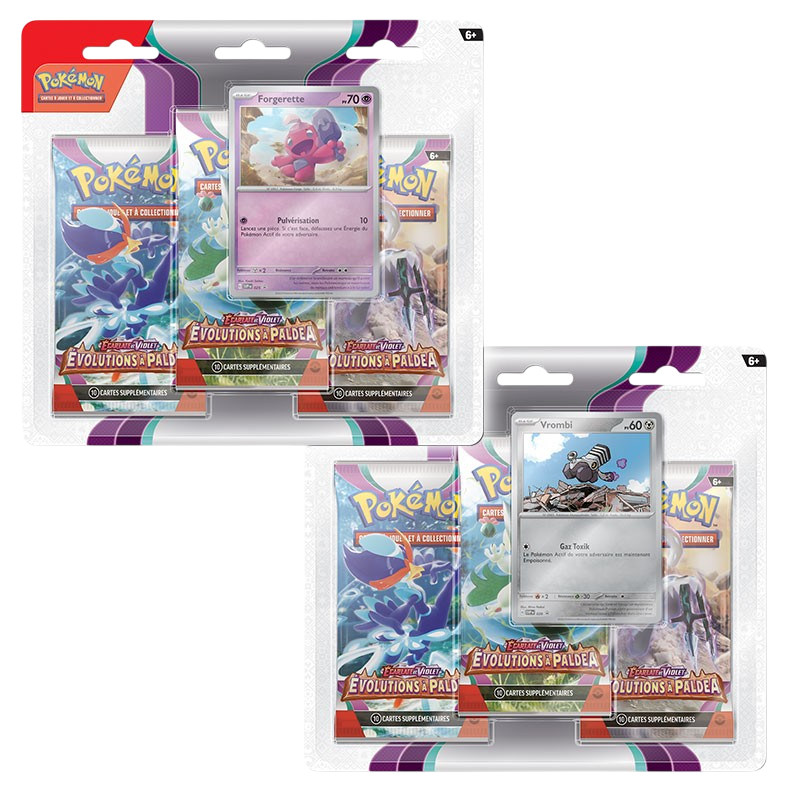 Prix Tri-Pack Evolutions à Paldéa | Pokéindex | Pokéindex