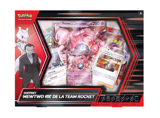 Coffret Mewtwo ex team rocket