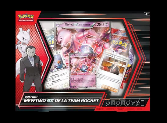 Coffret Mewtwo ex team rocket