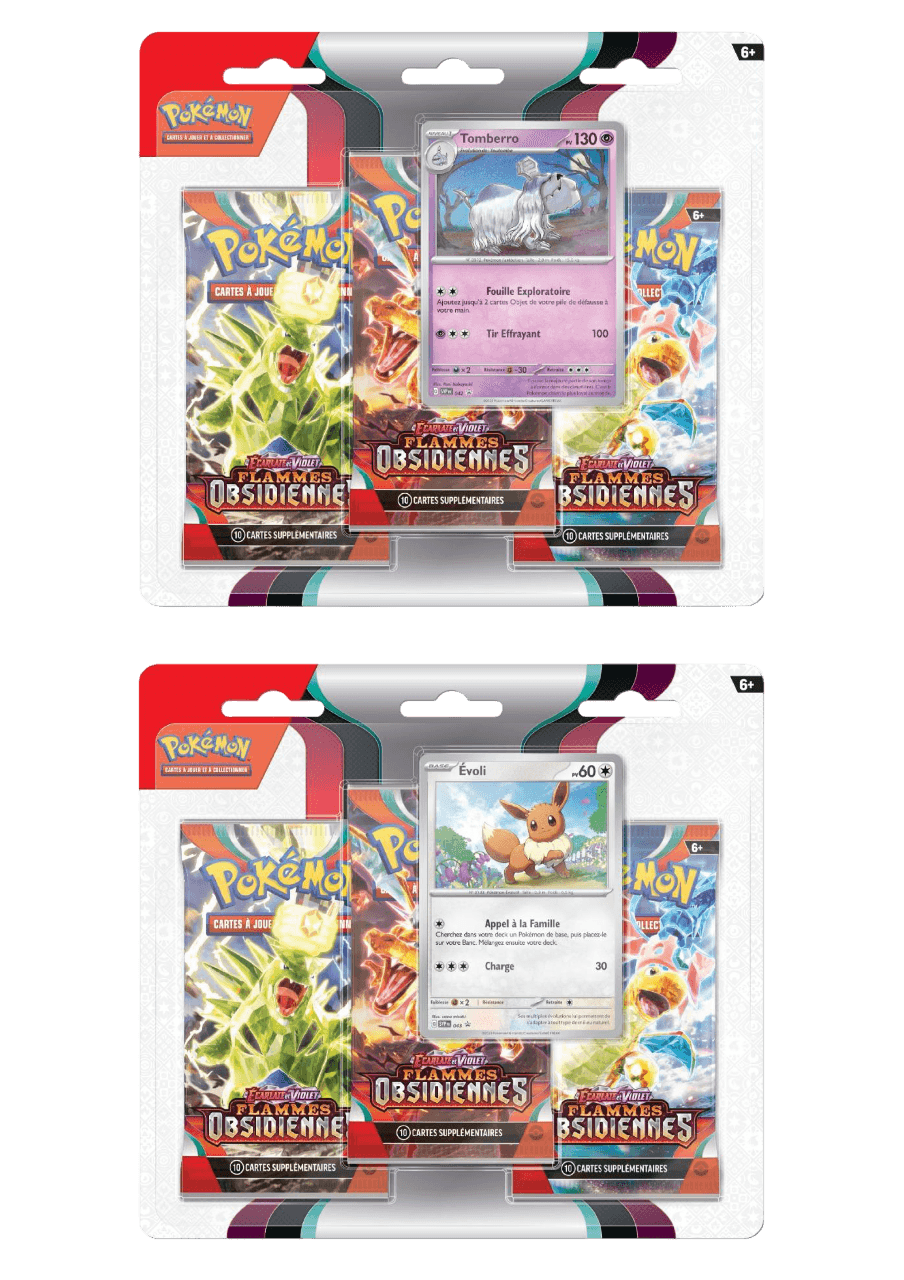 Tri-Pack Flammes Obsidiennes